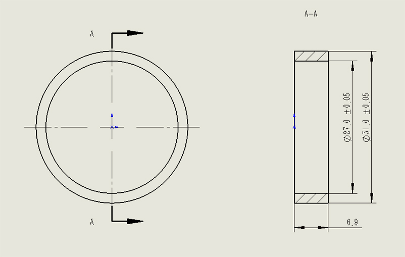 Ring magnet drawing