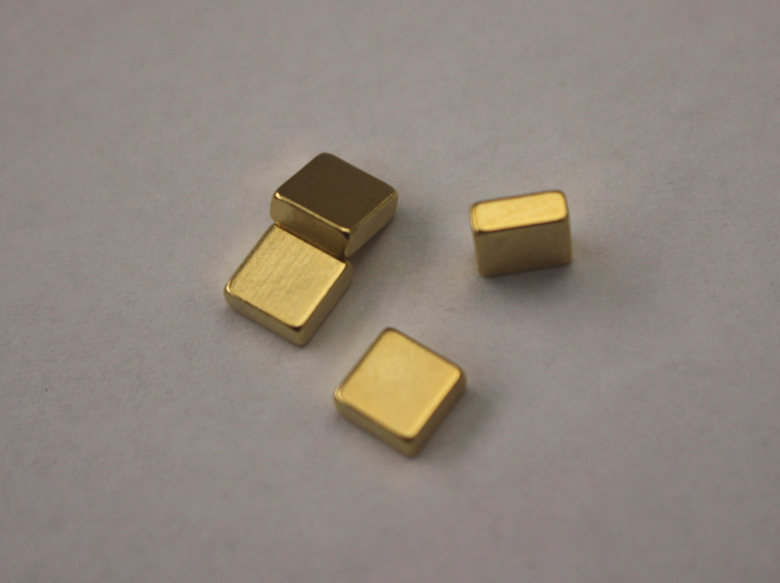 Inverted R-angle neodymium square magnet