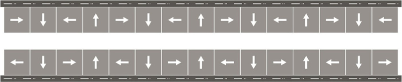 Linear motor magnets halbach arrangement