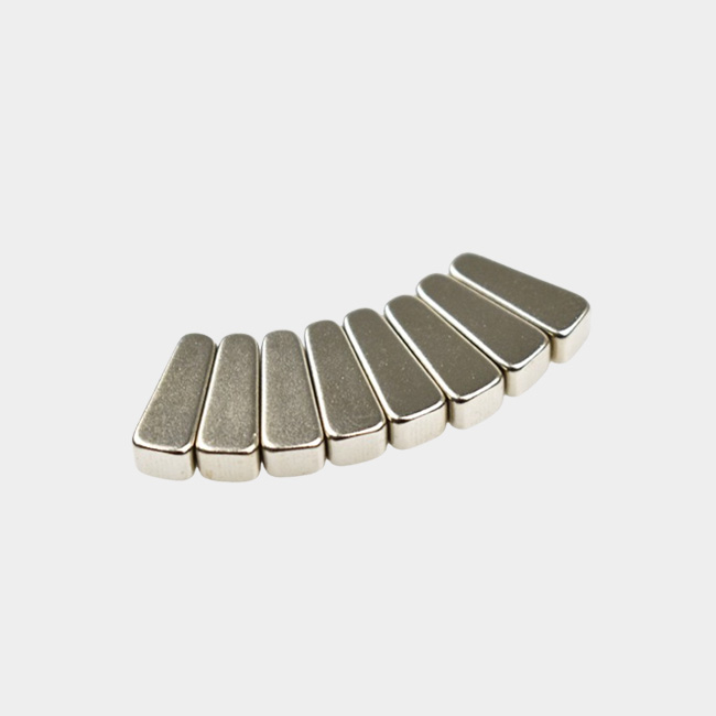 Neodymium N52 Custom Wedge Magnets R30 x r18 x 4 mm