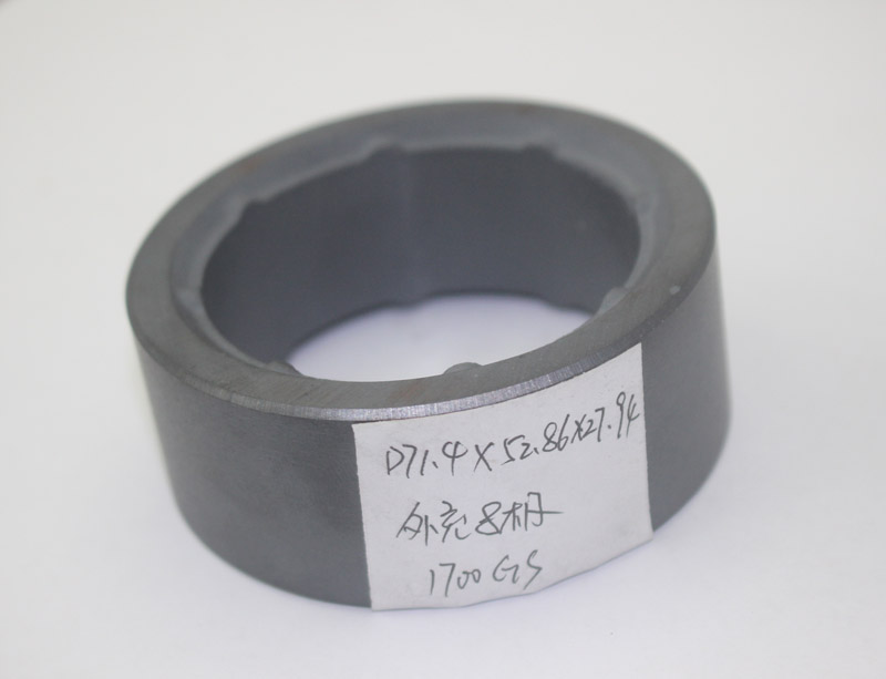 High-performance multi-pole 8-pole ceramic ferrite ring 71.4mm O.D. Sample photo