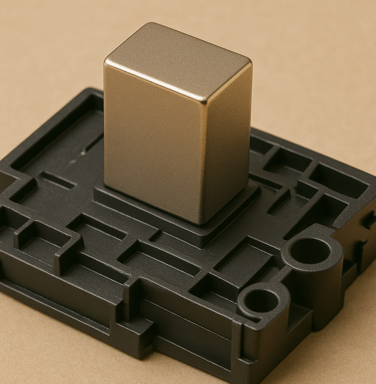 How to glue neodymium magnets to plastic？steps？