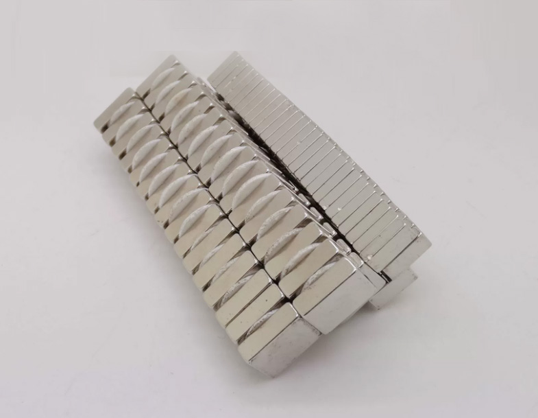 How far can a strong neodymium magnet be sucked?