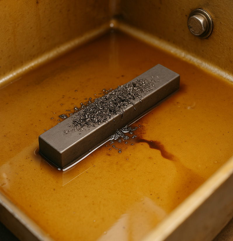 Powerful magnet to attract metal chips