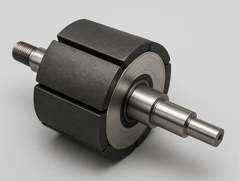 Which motor has a permanent magnet rotor?