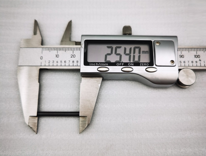2.9x25.4mm ferrite core physical sample size measurement