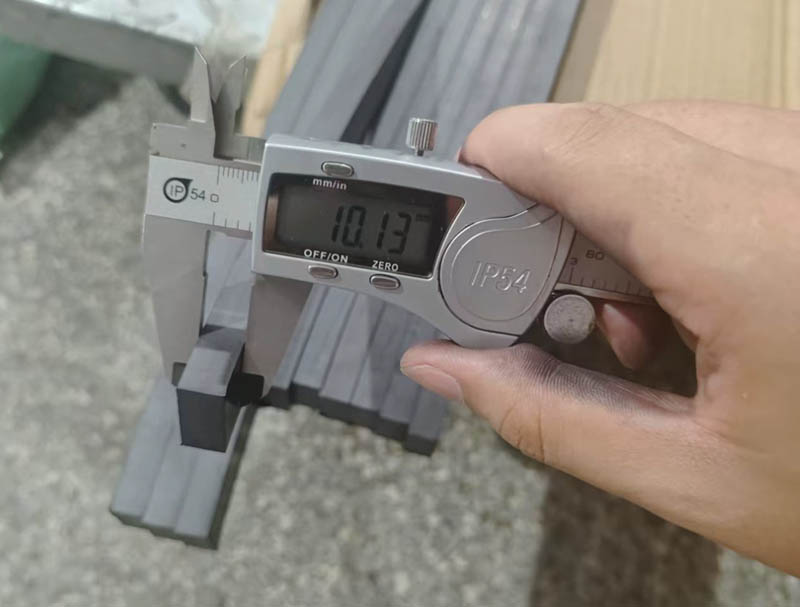 Processing of Flexible Rubber Magnetic Strips