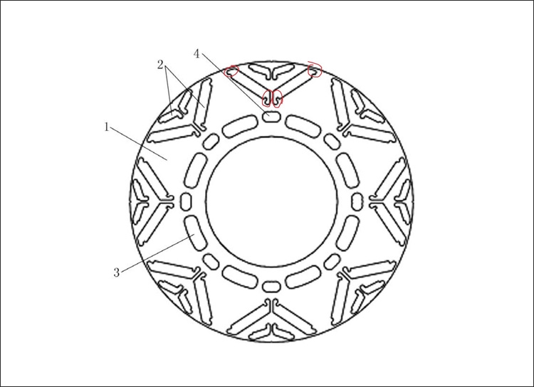 Schematic Diagram of V-Shaped Structure Magnetic Steel Rotor Schematic Diagram of V-Shaped Structure Magnetic Steel Rotor