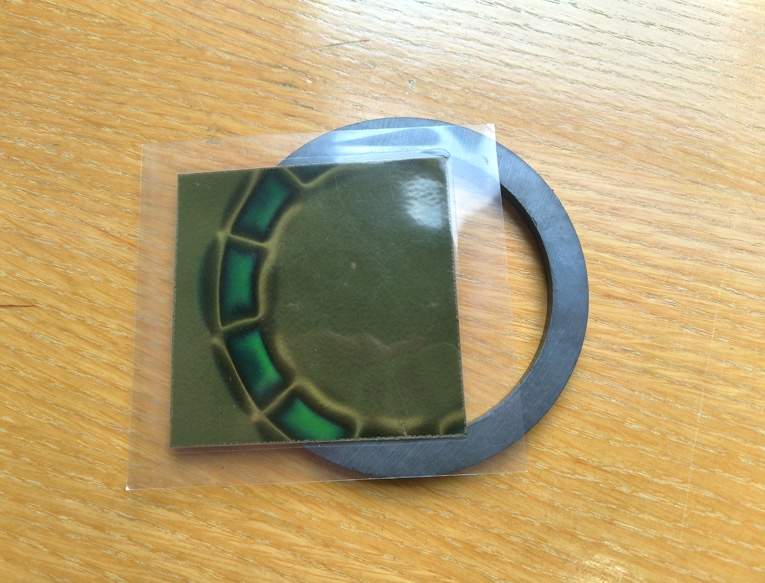 97mm x 5mm large center hole ferrite ring magnet