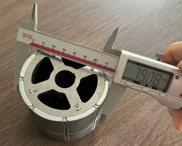 Arc segmented magnets are commonly used in motors