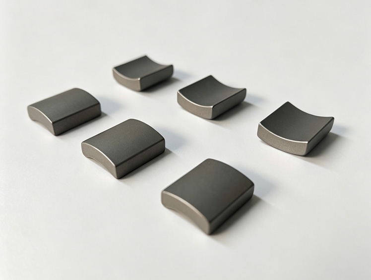 Micro-motor curved magnets Micro-motor curved magnets
