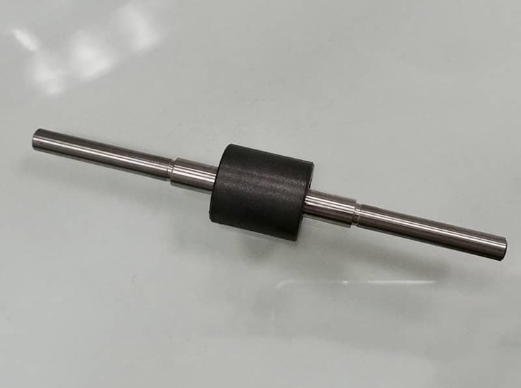 Magnet fixed to metal shaft Magnet fixed to metal shaft